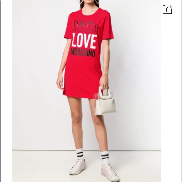 Moschino Red Mini Dress - Picture 2 of 9